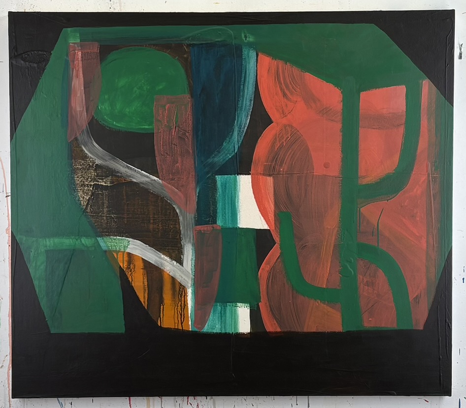 2973-III-26, 2026, acrylic on canvas, 48 x 48 inches